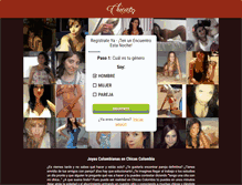 Tablet Screenshot of chicascolombia.net